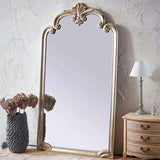 Large antique style mirror in carved wood – EMPIRE